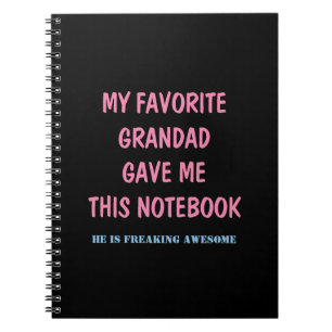 MI ABUELO FAVORITO ME DIO ESTE CUADERNO