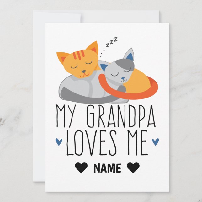 Mi abuelo me ama (Anverso)