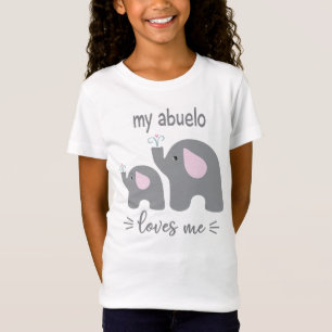 Mi Abuelo me ama - Camisa elefante para niños