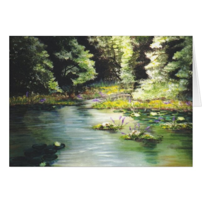 "Mi agujero de la pesca " (Anverso (Horizontal))