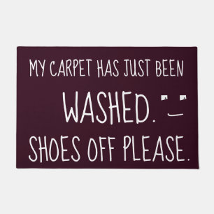 MI ALFOMBRA acaba de SER ZAPATOS LAVADOS de la