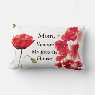 Mi almohada lumbar favorita de la flor