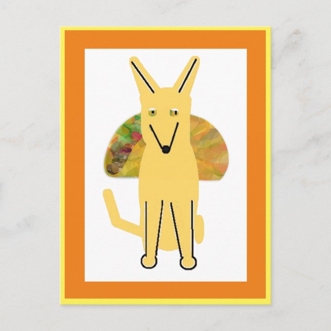 Mi amigo y taco, postal (Anverso)