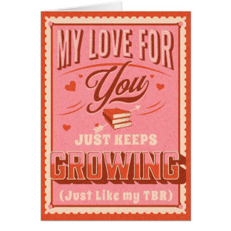 Mi amor por ti sigue creciendo, como mi TBRcar