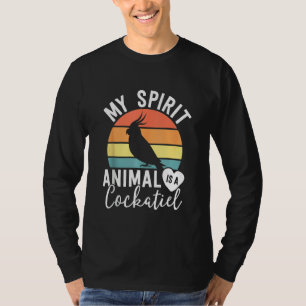 Mi Animal Espiritual Es Una Camisa De Cockatiel Pa