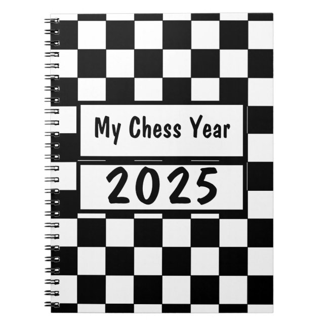 Mi Año de Ajedrez 2025, Cuaderno (Frente)