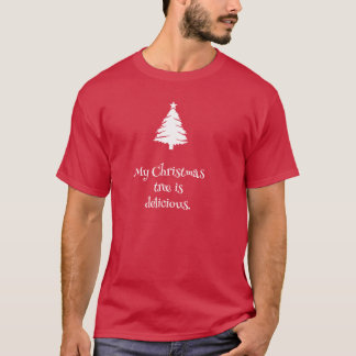 Mi árbol de navidad es camiseta deliciosa