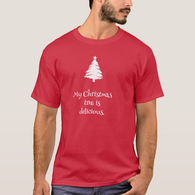 Mi árbol de navidad es camiseta deliciosa (Anverso)