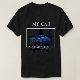 Mi auto Mi feliz lugar camiseta