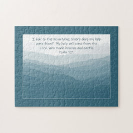 Mi ayuda desde las montañas del rompecabezas de Bl