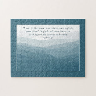 Mi ayuda desde las montañas del rompecabezas de Bl