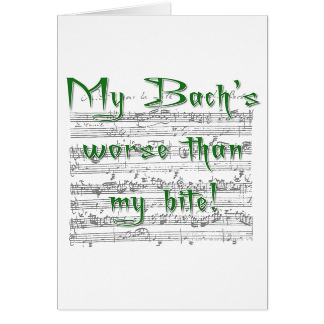 ¡Mi Bach es peor que mi mordisco! (Frente)