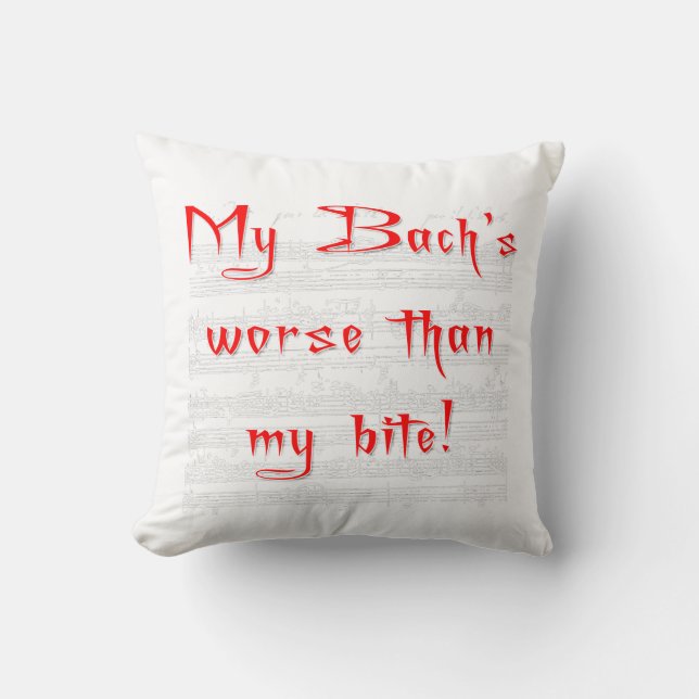 Mi Bach es Peor que mi Mordisco almohada (Anverso)