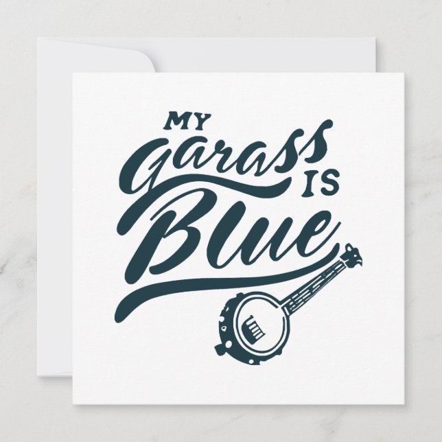 Mi banjo de vidrio es azul (Anverso)