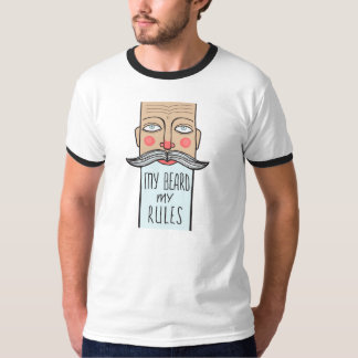 Mi barba, mi camiseta para hombre del campanero de