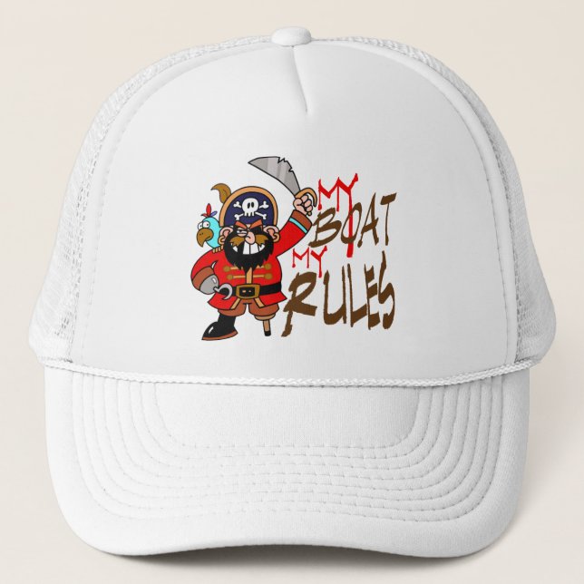 Mi barco mi gorra de los capitanes de las reglas (Anverso)