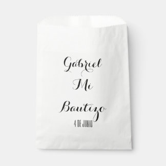 Mi Bautizo favorece las bolsas - Personalizar