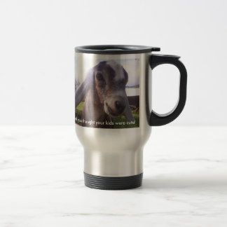 Mi bebé es una taza nubian de la cabra de la