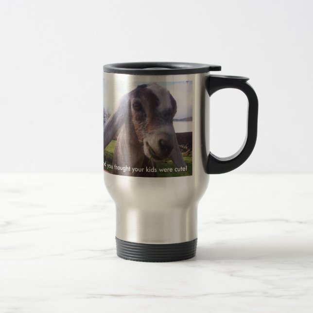 Mi bebé es una taza nubian de la cabra de la (Derecha)