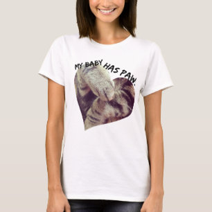 Mi bebé tiene camiseta de las patas