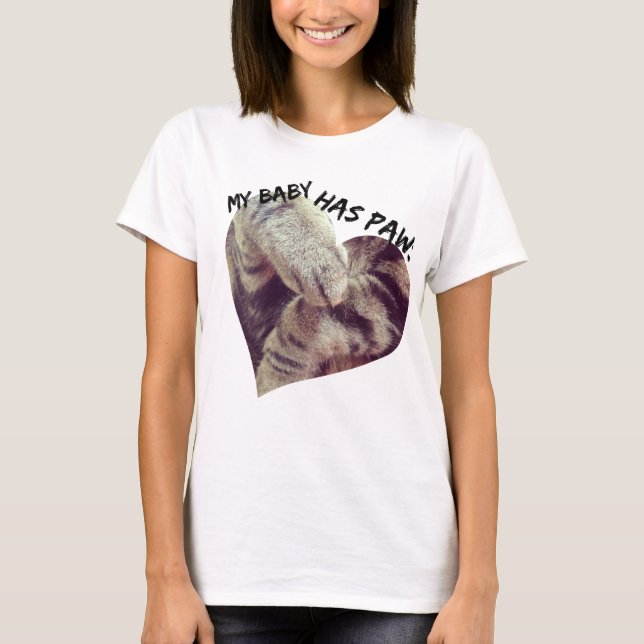 Mi bebé tiene camiseta de las patas (Anverso)