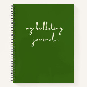 mi bloc de notas de diario de bulleting