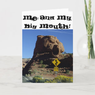 Mi boca y yo - ¡Lo siento! Tarjeta mediana