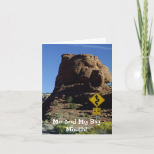 Mi boca y yo - ¡Lo siento! Tarjeta mediana