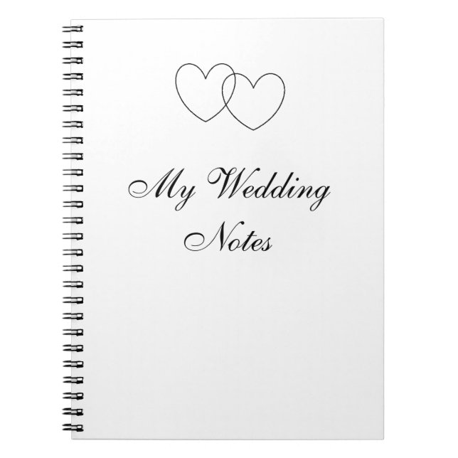 "Mi boda observa" el cuaderno (Frente)