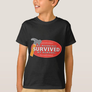 Mi boda sobrevivió mi remodela la camiseta