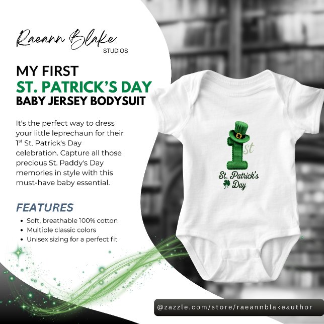 Mi Bodysuit de Jersey para Bebé del 1er Día de San (Subido por el creador)