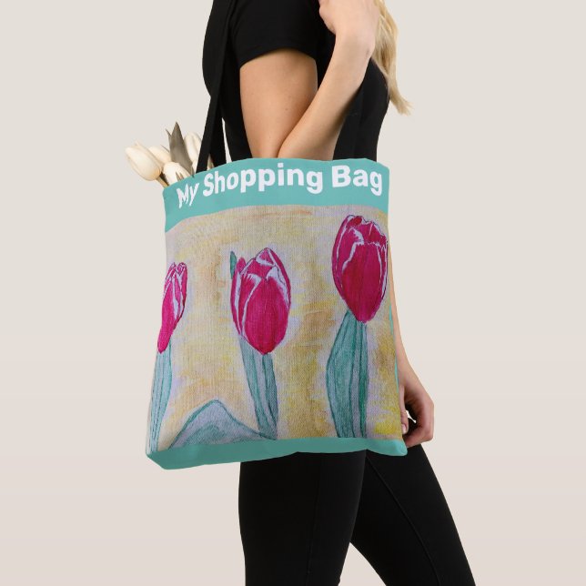 Mi bolsa de compras para tulipanes (Detalle)