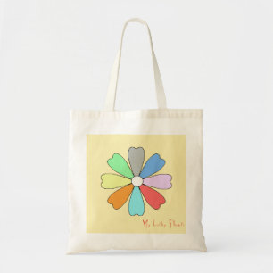 Mi bolso tote de flor de la suerte