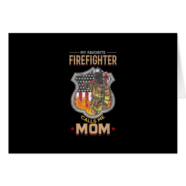 Mi bombero favorito me llama mamá bombero (Anverso (Horizontal))