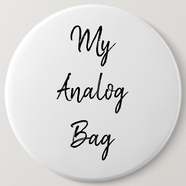 Mi botón de bolsa analógica  (Anverso)