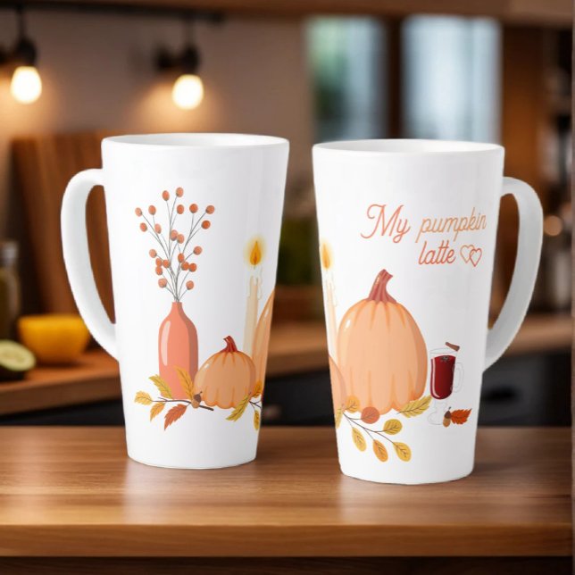 Mi calabaza latte - Gran taza de Acción de Gracias (Subido por el creador)