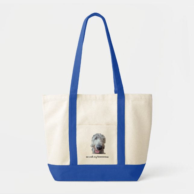 Mi Camina Mi Hoooooman Bolsa Tote de Irish Wolfhou (Frente)