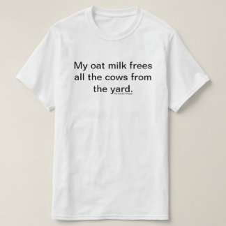 Mi camisa de la leche de la avena (blanca)