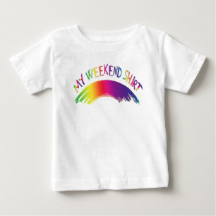 "Mi camisa del fin de semana" con el arco iris