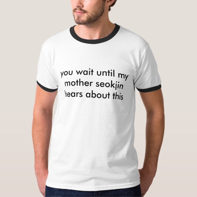 mi camisa del seokjin de la madre (Anverso)