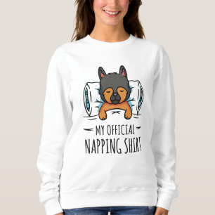 Mi camisa oficial de dormir con Perro dormido