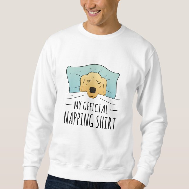 Mi camisa oficial de dormir con Perro dormido (Anverso)