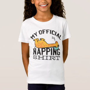 Mi camisa oficial de dormir la siesta - Giraffe pe
