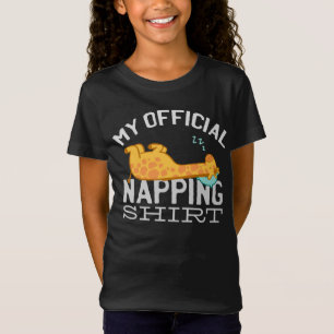 Mi camisa oficial de dormir la siesta - Giraffe pe