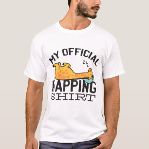 Mi camisa oficial de dormir la siesta - Giraffe pe