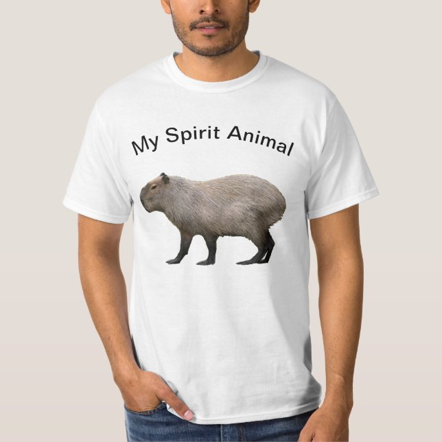 Mi Camiseta de Animal Espiritual Capibara (Anverso)