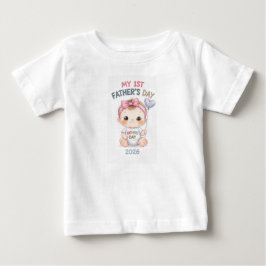 Mi Camiseta de bebé del primer día del padre - Pri