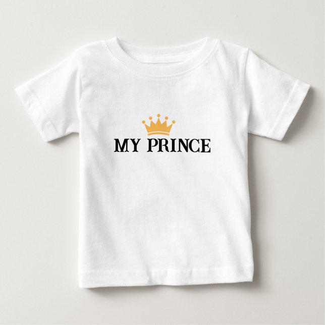Mi camiseta de bebé diseño de Príncipe (Anverso)