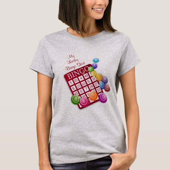 Mi Camiseta de Bingo Afortunada (Anverso)