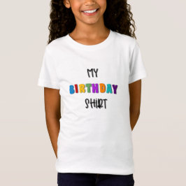 Mi camiseta de cumpleaños
